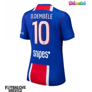 Paris Saint-Germain Ousmane Dembele #10 Dámské Domácí Dres 2026-27 Krátký Rukáv